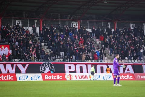 Football. Betclic I Liga. Polonia Warszawa - Pogon Siedlce. 29.11.2025