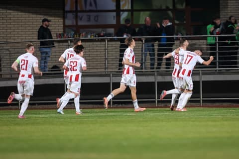 Football. Betclic I Liga. Pogon Grodzisk Mazowiecki - Polonia Warszawa. 14.03.2026