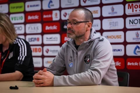 Football. Betclic I Liga. Pogon Grodzisk Mazowiecki - Polonia Warszawa. 14.03.2026