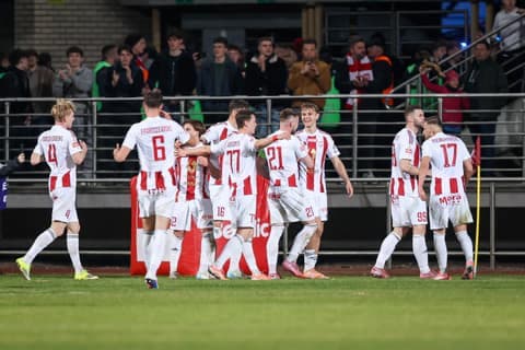 Football. Betclic I Liga. Pogon Grodzisk Mazowiecki - Polonia Warszawa. 14.03.2026
