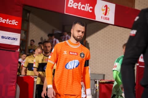 Football. Betclic I Liga. Pogon Grodzisk Mazowiecki - Polonia Warszawa. 14.03.2026