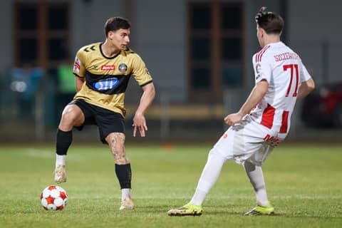 Football. Betclic I Liga. Pogon Grodzisk Mazowiecki - Polonia Warszawa. 14.03.2026