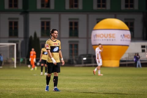 Football. Betclic I Liga. Pogon Grodzisk Mazowiecki - Polonia Warszawa. 14.03.2026