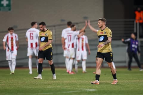Football. Betclic I Liga. Pogon Grodzisk Mazowiecki - Polonia Warszawa. 14.03.2026