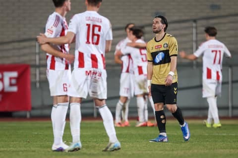 Football. Betclic I Liga. Pogon Grodzisk Mazowiecki - Polonia Warszawa. 14.03.2026