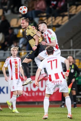 Football. Betclic I Liga. Pogon Grodzisk Mazowiecki - Polonia Warszawa. 14.03.2026