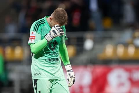 Football. Betclic I Liga. Pogon Grodzisk Mazowiecki - Polonia Warszawa. 14.03.2026
