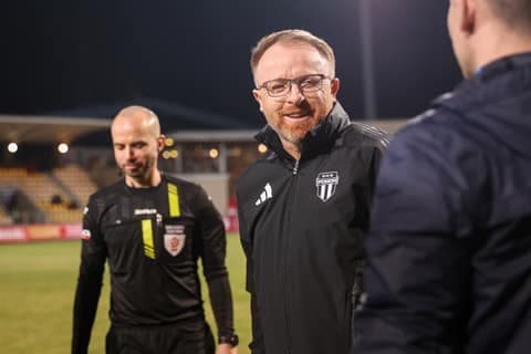 Football. Betclic I Liga. Pogon Grodzisk Mazowiecki - Polonia Warszawa. 14.03.2026