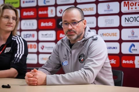 Football. Betclic I Liga. Pogon Grodzisk Mazowiecki - Polonia Warszawa. 14.03.2026