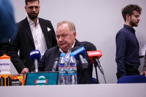 Football. Radomiak Radom. Press Conference. 10.03.2026