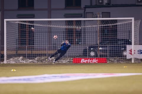 Football. Betclic I Liga. Pogon Grodzisk Mazowiecki - Polonia Bytom. 28.02.2026