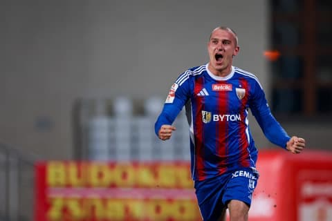 Football. Betclic I Liga. Pogon Grodzisk Mazowiecki - Polonia Bytom. 28.02.2026