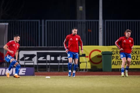 Football. Betclic I Liga. Pogon Grodzisk Mazowiecki - Polonia Bytom. 28.02.2026
