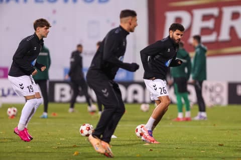 Football. Betclic I Liga. Gornik Leczna - Polonia Warszawa. 31.10.2025