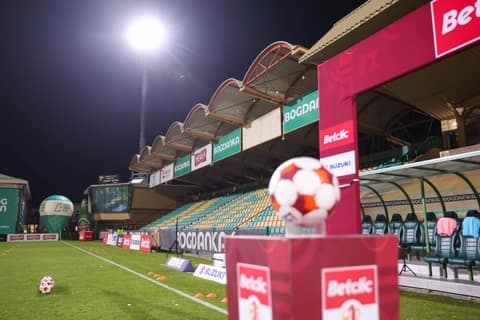 Football. Betclic I Liga. Gornik Leczna - Polonia Warszawa. 31.10.2025
