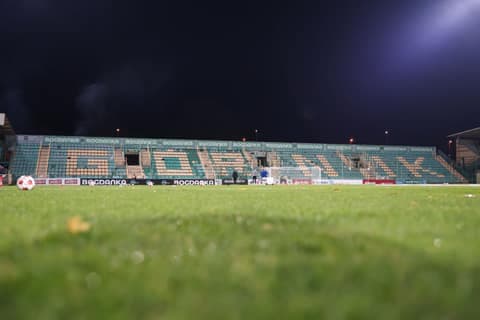 Football. Betclic I Liga. Gornik Leczna - Polonia Warszawa. 31.10.2025