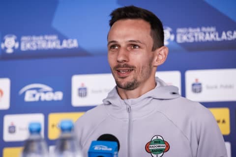 Football. Radomiak Radom. Press Conference. 02.11.2025