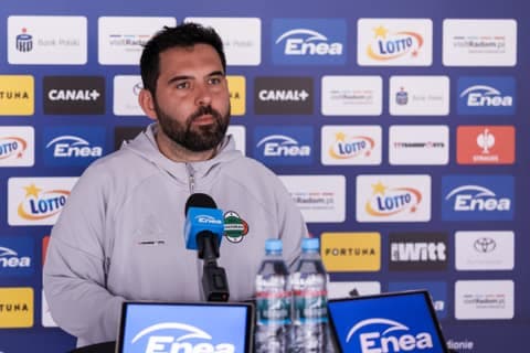 Football. Radomiak Radom. Press Conference. 02.11.2025