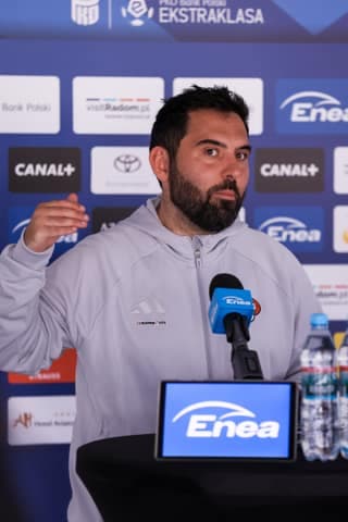 Football. Radomiak Radom. Press Conference. 02.11.2025