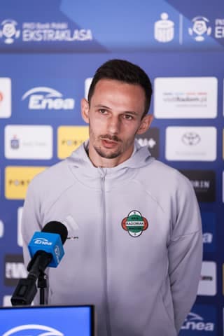 Football. Radomiak Radom. Press Conference. 02.11.2025