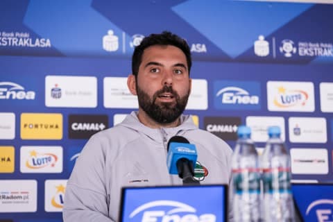 Football. Radomiak Radom. Press Conference. 02.11.2025