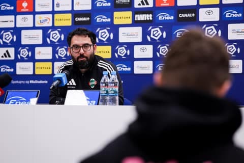 Football. Radomiak Radom. Press Conference. 20.02.2026