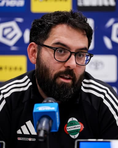 Football. Radomiak Radom. Press Conference. 20.02.2026