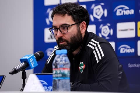 Football. Radomiak Radom. Press Conference. 20.02.2026