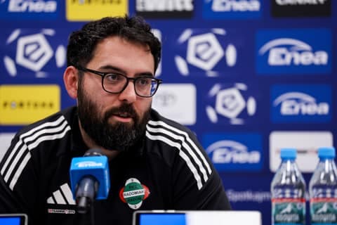 Football. Radomiak Radom. Press Conference. 20.02.2026