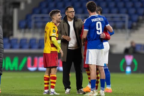 Football. UEFA Conference League. Racing Strasbourg - Jagiellonia Bialystok. 23.10.2025