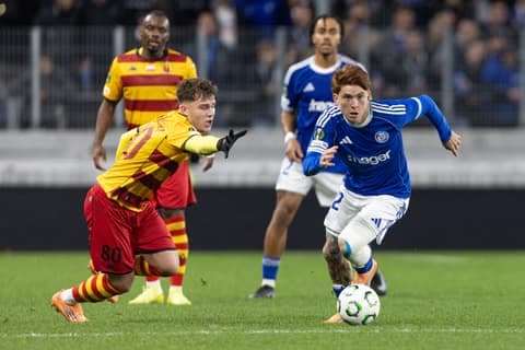 Football. UEFA Conference League. Racing Strasbourg - Jagiellonia Bialystok. 23.10.2025