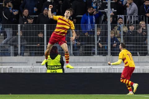 Football. UEFA Conference League. Racing Strasbourg - Jagiellonia Bialystok. 23.10.2025