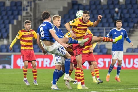 Football. UEFA Conference League. Racing Strasbourg - Jagiellonia Bialystok. 23.10.2025
