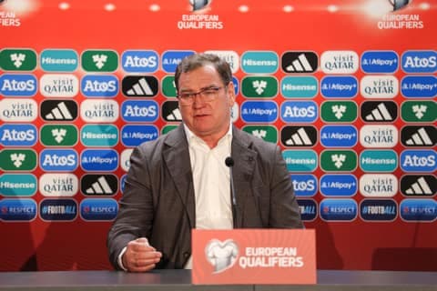 Football. Poland national team. Press Conference. 12.10.2025