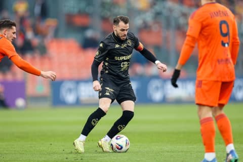 Football. PKO BP Ekstraklasa. Bruk - Bet Termalica Nieciecza - Jagiellonia Bialystok. 07.12.2025