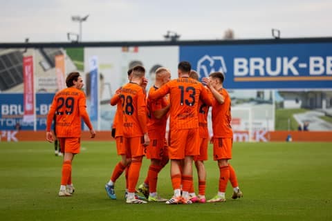 Football. PKO BP Ekstraklasa. Bruk - Bet Termalica Nieciecza - Jagiellonia Bialystok. 07.12.2025
