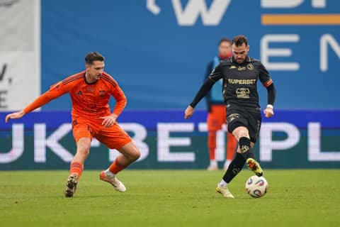 Football. PKO BP Ekstraklasa. Bruk - Bet Termalica Nieciecza - Jagiellonia Bialystok. 07.12.2025