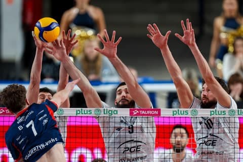 Volleyball. PlusLiga. Projekt Warszawa - ZAKSA Kedzierzyn-Kozle. 14.12.2025