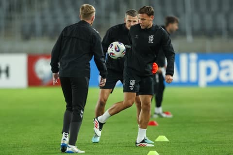 Football. Lithuania. Training. 11.10.2025