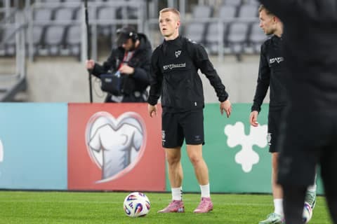 Football. Lithuania. Training. 11.10.2025