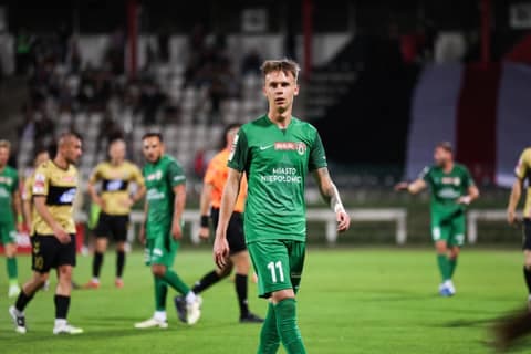 Football. Betclic 1 Liga. Polonia Warszawa - Puszcza Niepolomice. 20.09.2025