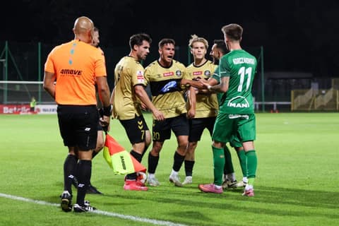 Football. Betclic 1 Liga. Polonia Warszawa - Puszcza Niepolomice. 20.09.2025