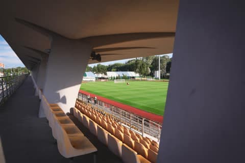 Football. Betclic 1 Liga. Znicz Pruszkow - Polonia Warszawa. 10.08.2025