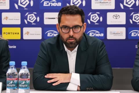 Football. Radomiak Radom. Press Conference. 30.10.2025