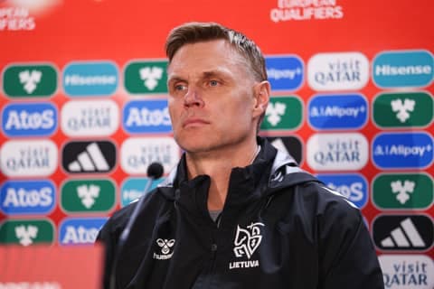 Football. Lithuania. Press Conference. 11.10.2025