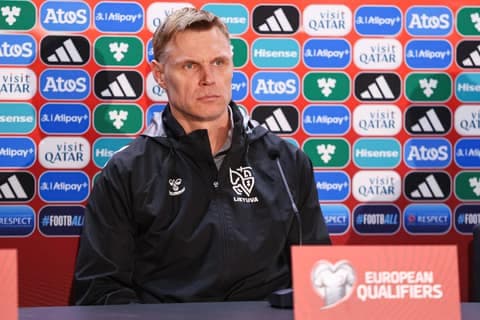 Football. Lithuania. Press Conference. 11.10.2025