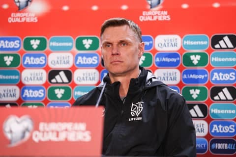 Football. Lithuania. Press Conference. 11.10.2025