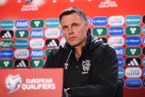 Football. Lithuania. Press Conference. 11.10.2025