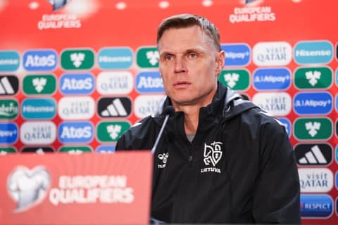 Football. Lithuania. Press Conference. 11.10.2025