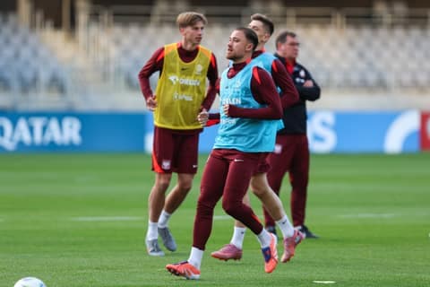 Football. Poland national team. Training. 11.10.2025